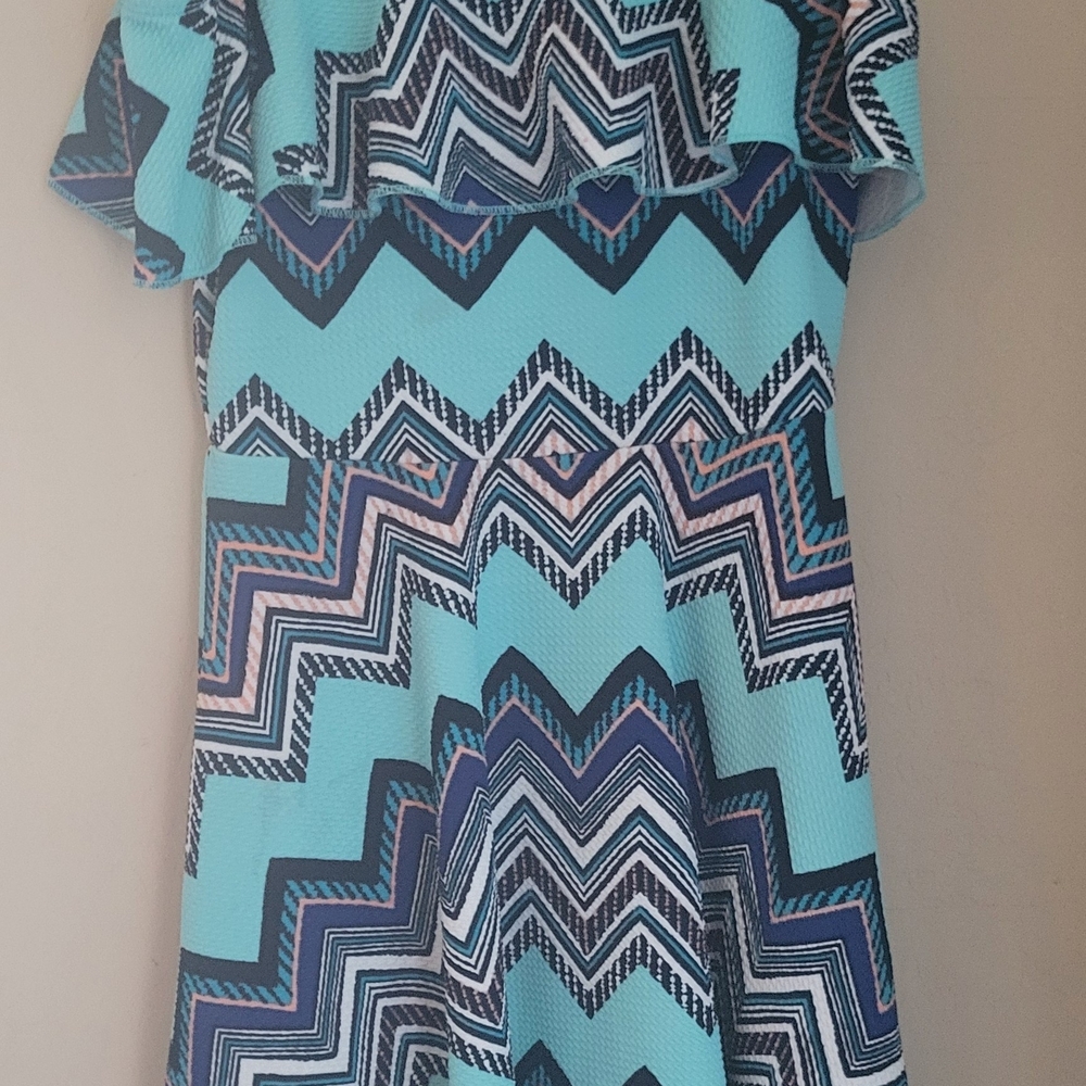 Chevron Patterned Dress